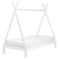 KINDERBETT 90x200 cm Weiß Devay - Weiß, Holz (90/200cm) - Beliani