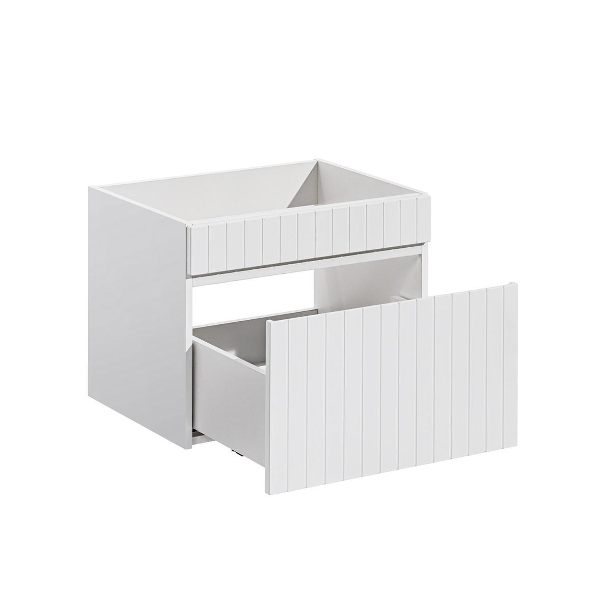 WASCHTISCHUNTERSCHRANK 60cm Zelie Weiß - Weiß, Holzwerkstoff (60/46/45cm) - Petits-meubles