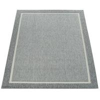 OUTDOORTEPPICH, mit Bordüre, Grau, 80 x 150 cm - Grau, Textil (150/80cm) - KADIMA DESIGN