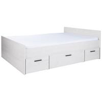 JUGENDBETT Mathea - Eichefarben, Holzwerkstoff/Metall (140/200cm) - arthur berndt