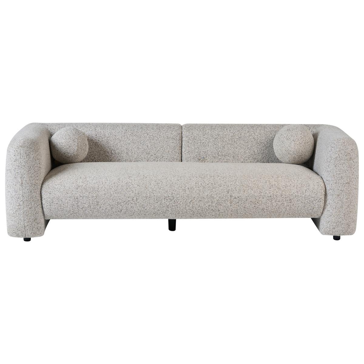SOFA-SET 4-Sitzer Beige Leiren - Beige, Textil (224/68/87cm) - Beliani