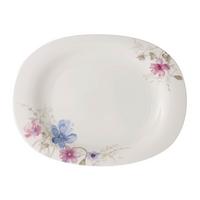 SERVIERPLATTE Mariefleur Gris Basic bunt 34 x 26 cm - Multicolor, Keramik (26/3.2/34cm) - Villeroy & Boch