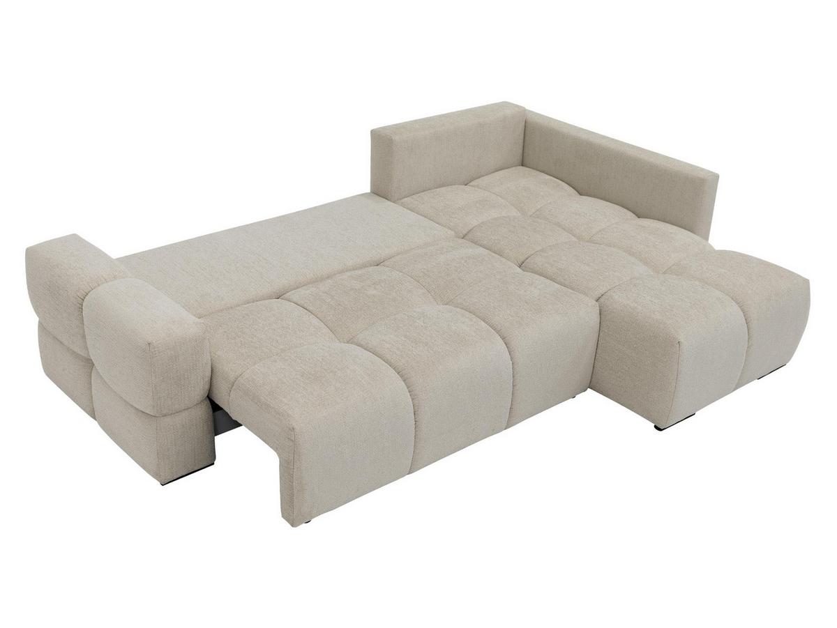 ECKSOFA Taremi - Schwarz/Naturfarben, Holz/Kunststoff (267/185cm) - MIRJAN24