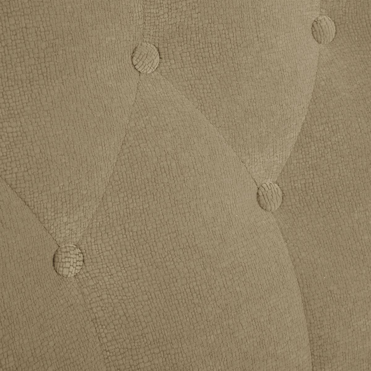 SOFA 3-Sitzer mit Bettfunktion Kaylyn Flockstoff sand - Sandfarben, Kunststoff (83/89/207cm) - 58aufmkessel