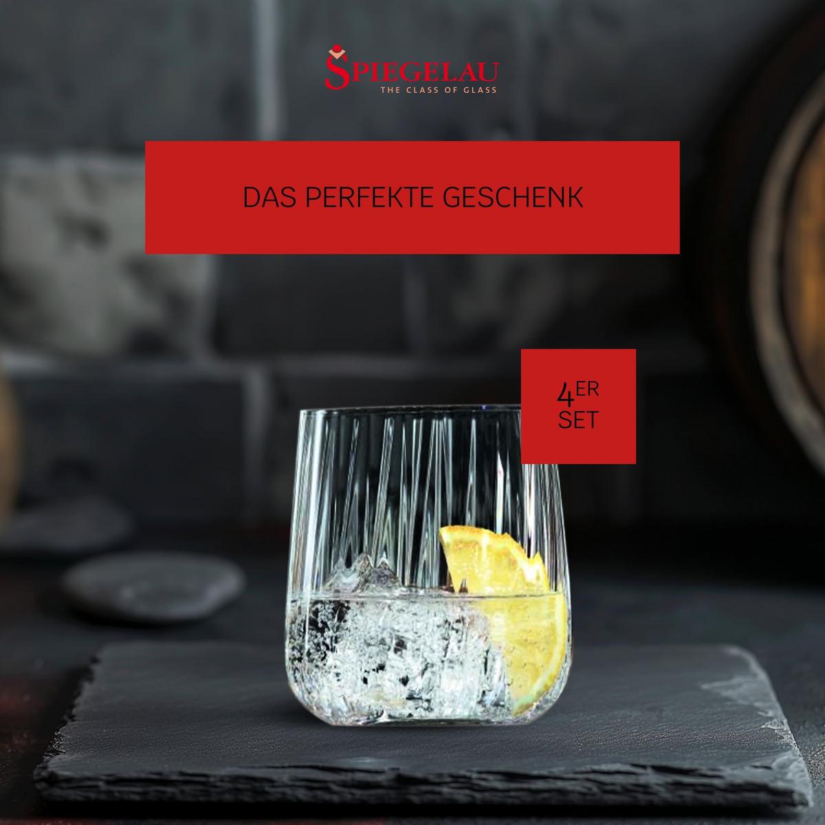 TUMBLER Lifestyle transparent 340 ml 4er Set - Transparent, Glas (0.34L) - Spiegelau