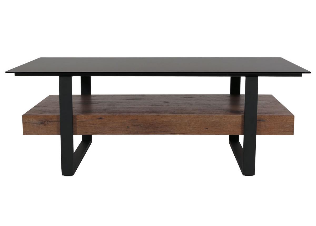 COUCHTISCH rechteck Schwarz - Schwarz, Holz (60/120/43cm) - MCW