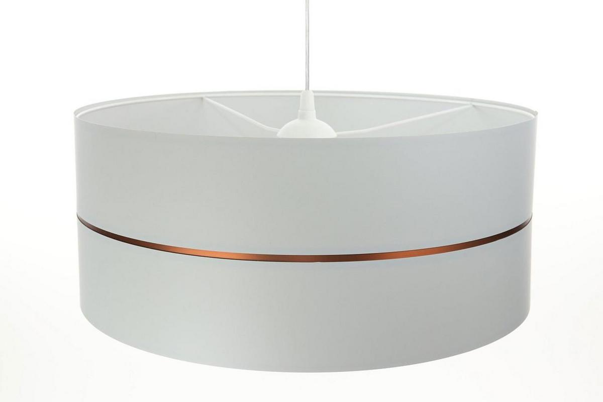 HÄNGELEUCHTE Grau 30/21 cm - Grau/Kupferfarben, Kunststoff (30/0.45/21cm) - ONZENO