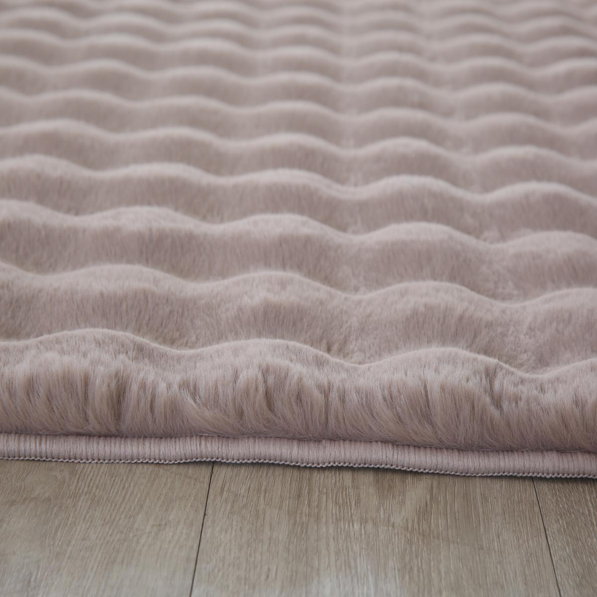 HOCHFLORTEPPICH Waschbar NAUDERS, einfarbig, Beige, 140 x 200 cm - Beige, Textil (200/140cm) - KADIMA DESIGN