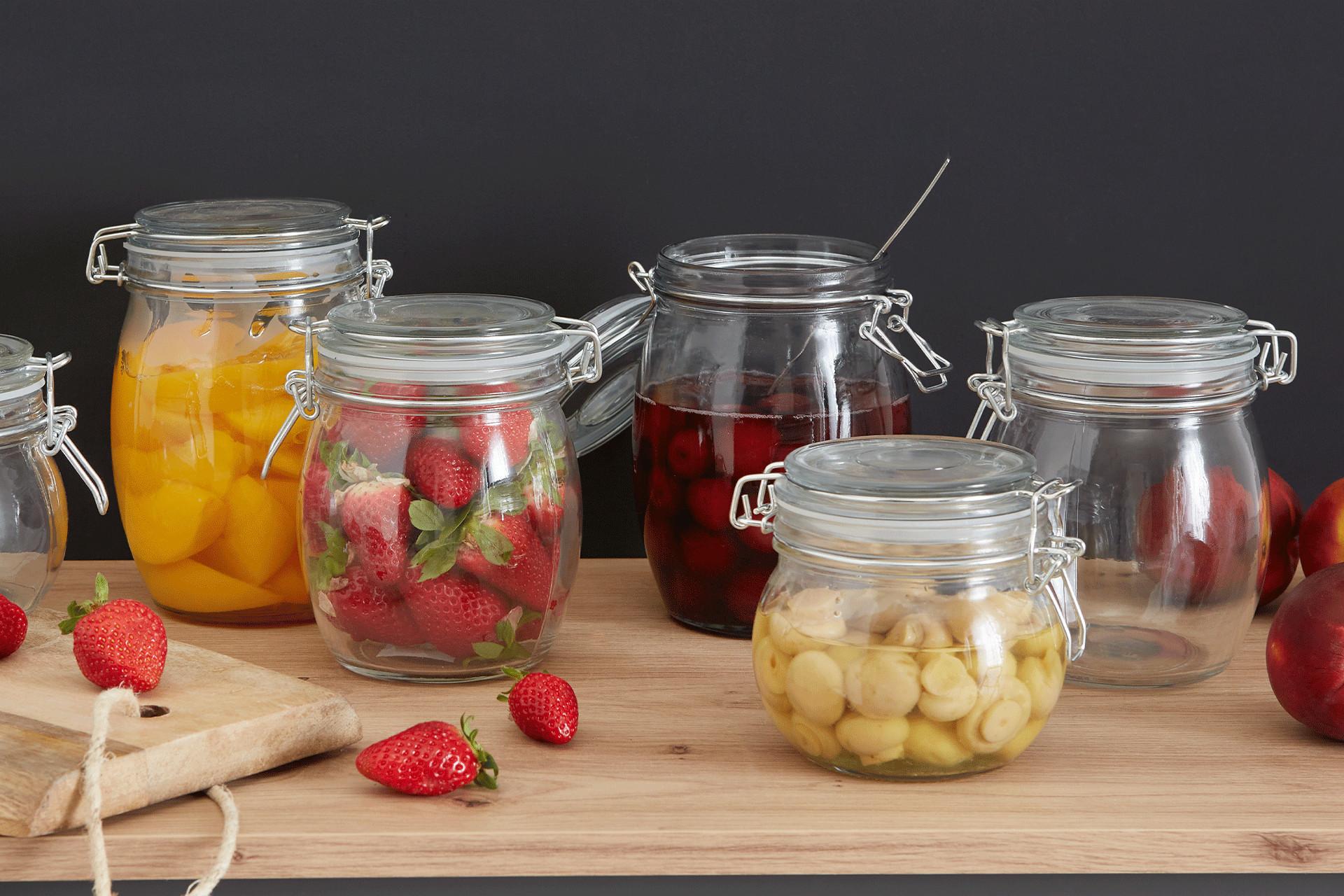Einmachgläser: Ideal zum Haltbarmachen von Lebensmitteln und stilvollen Aufbewahren