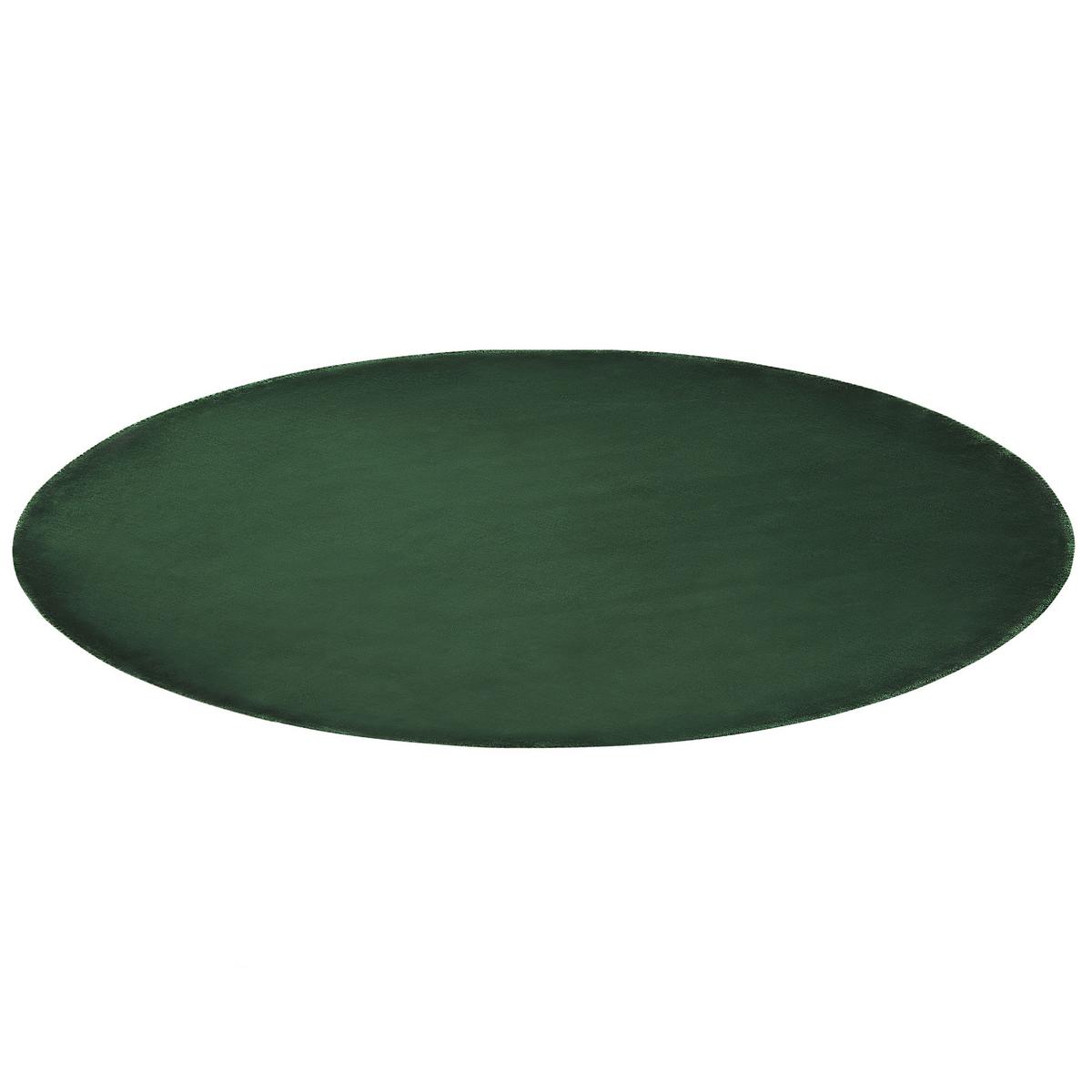 KURZFLOR-TEPPICH Gesi II 140/140 cm - Grün, Naturmaterialien (140/140cm) - Beliani