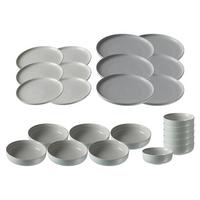 TELLER UND SCHALENSET Jasper mint 24er Set - Mintgrün, Keramik (2/2/2cm) - Ritzenhoff Breker