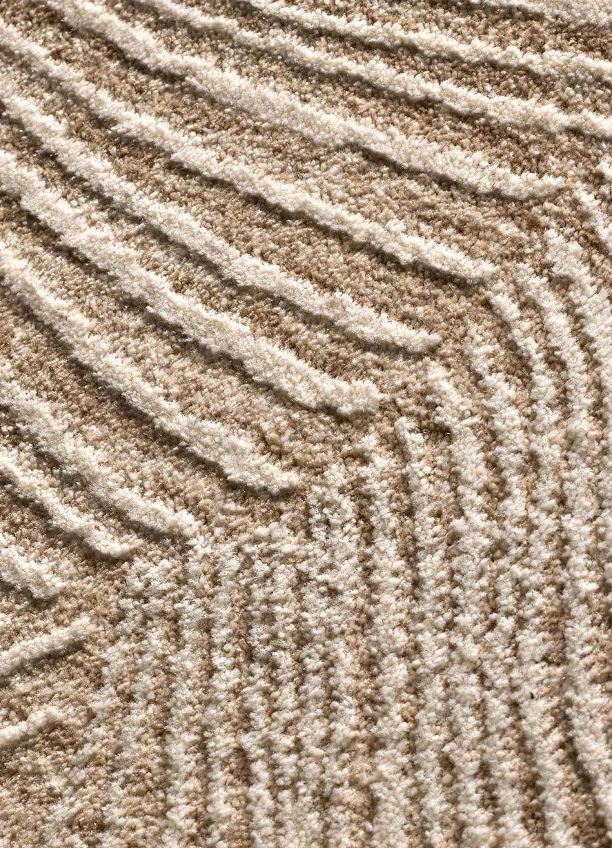 KURZFLORTEPPICH Beige Ona 120/160 cm - Beige, Textil (120/160cm) - Atticgo