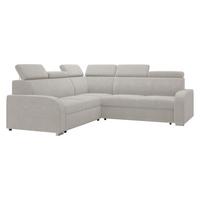 ECKSOFA Oslo 2rR2p - Silberfarben/Hellgrau, Holz/Kunststoff (250/250cm) - MIRJAN24