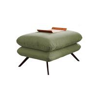 HOCKERBANK CHARME Grün Cord - Olivgrün, Textil (120/45/70cm) - KAWOLA