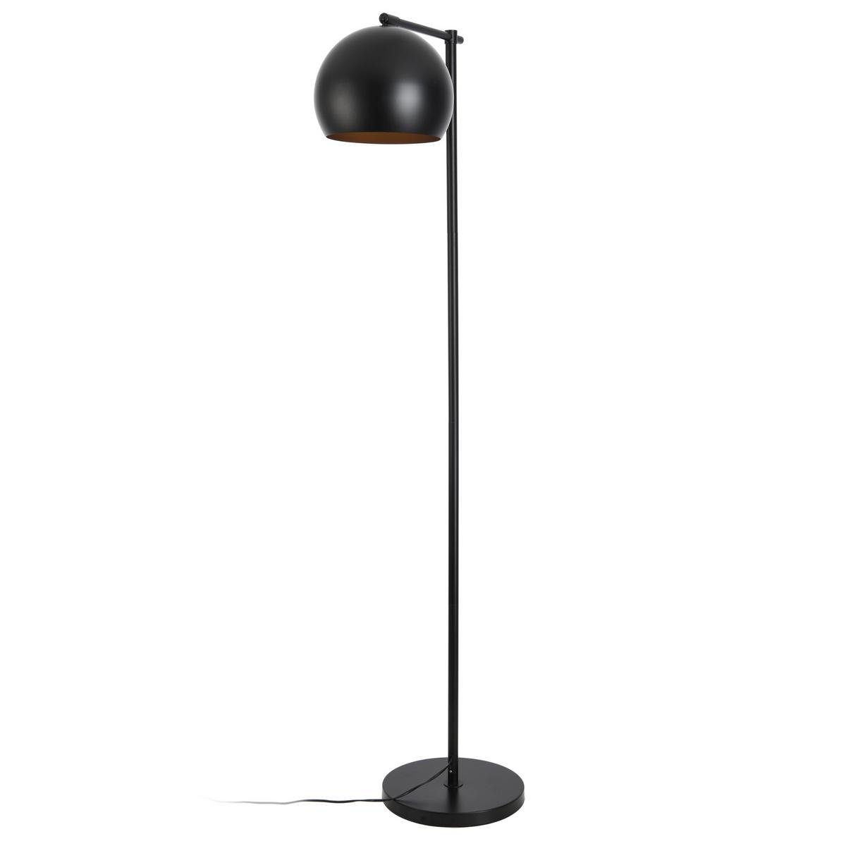 STEHLEUCHTE Skiptvet - Schwarz, Metall (30/30/156cm) - lux.pro