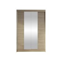 SCHWEBETÜRENSCHRANK Lino II - Sonoma Eiche, Holzwerkstoff/Metall (120/200/58cm) - MIRJAN24
