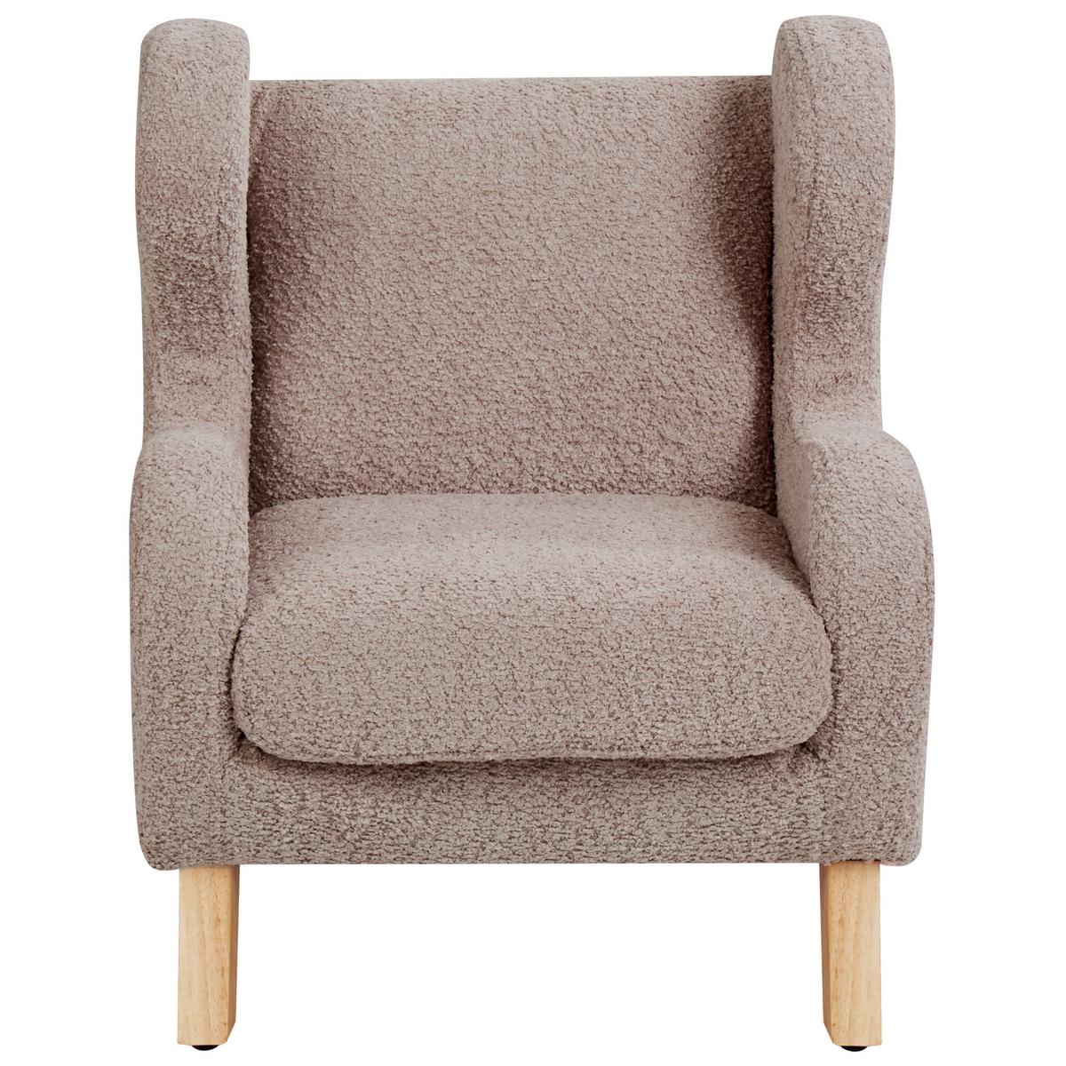 KINDERSESSEL Beige Farum - Taupe/Braun, Textil (45/55/41cm) - Beliani