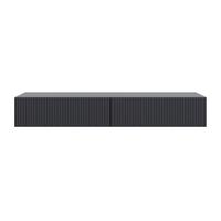 SCHMINKTISCH Veldio Schwarz 110 cm - Schwarz, Holzwerkstoff (110/16/40cm) - Selsey
