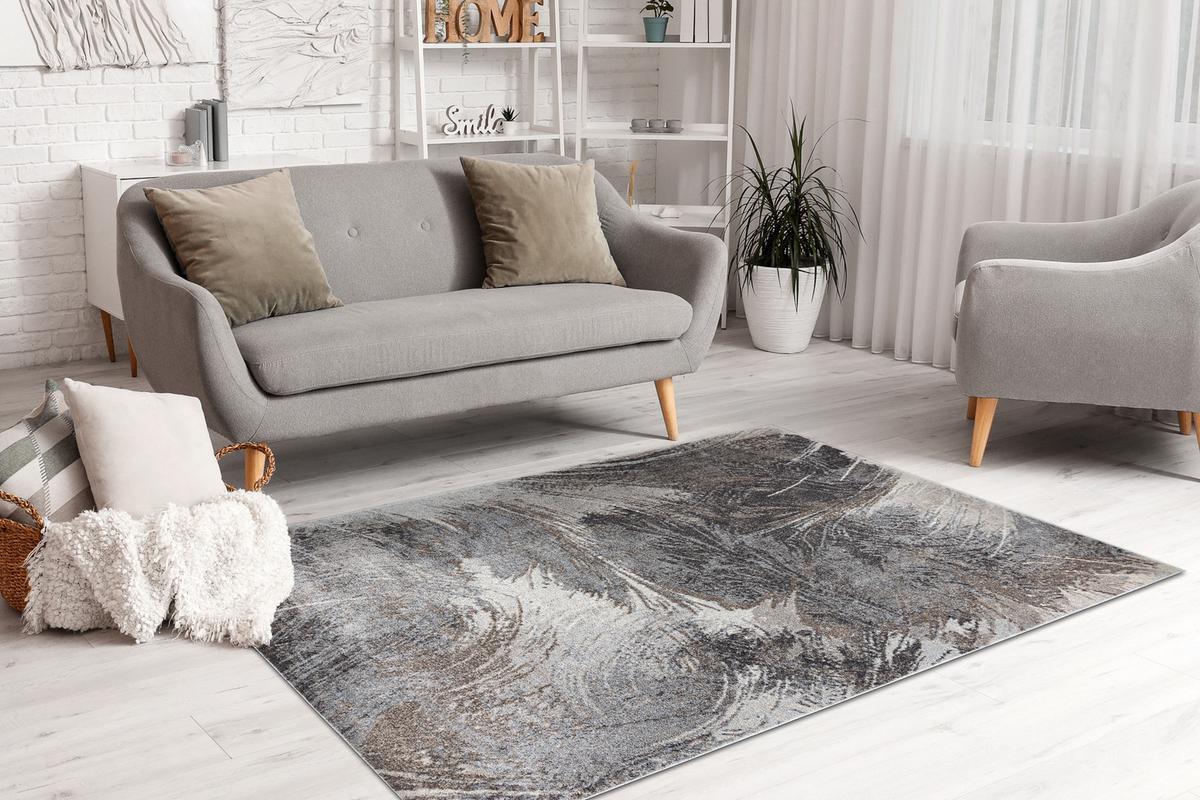 TEPPICH Fusion 280/370 cm - Grau, Textil (280/370cm) - rugsX