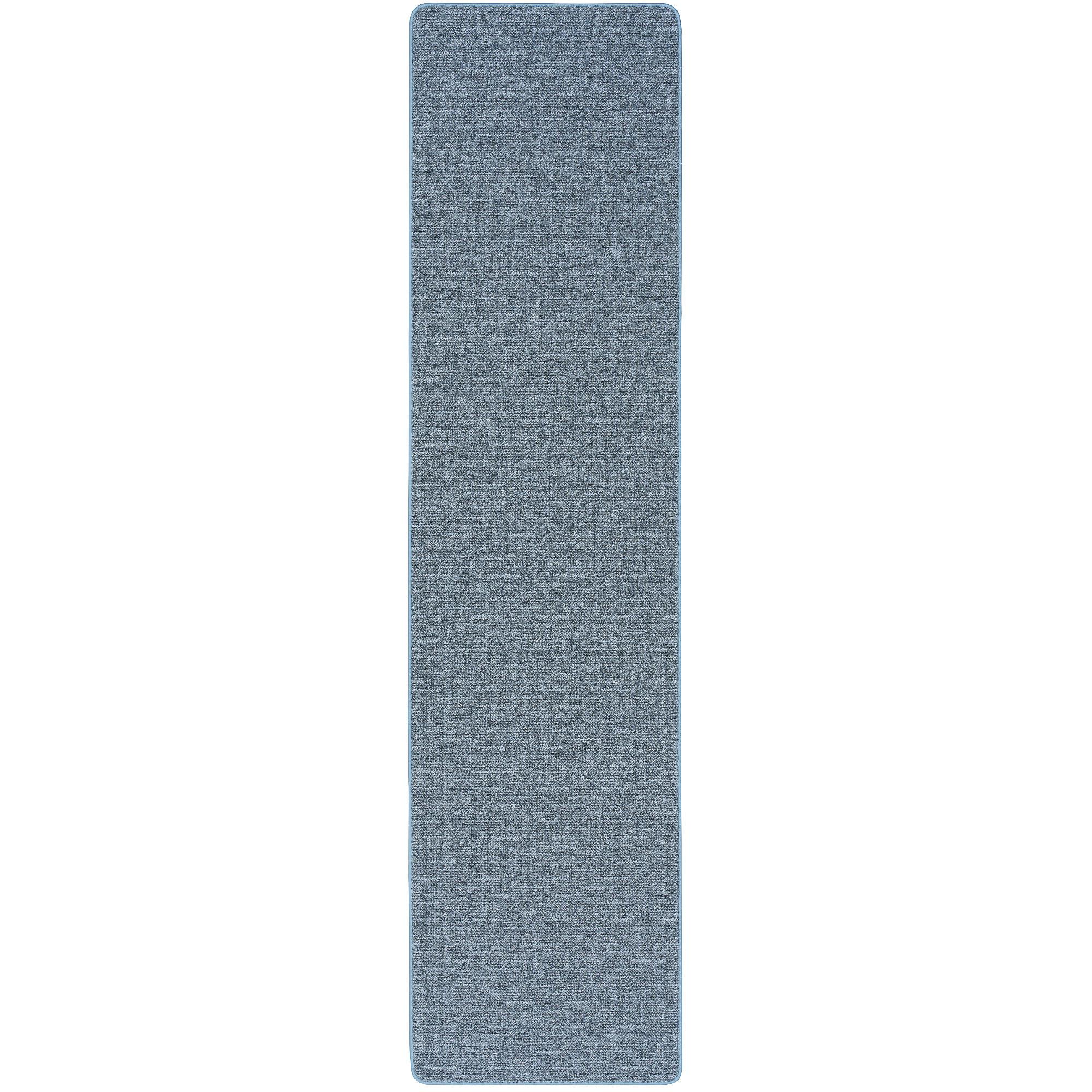 SCHLINGEN DESIGNER TEPPICH LÄUFER NIVA - Blau, Textil (100/300cm) - Snapstyle