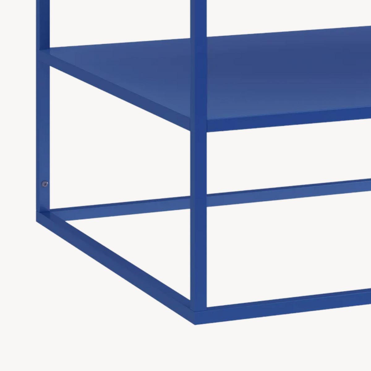 COUCHTISCH Solund 45/90/60 cm - Dunkelblau, Metall (60/90/45cm) - [en.casa]