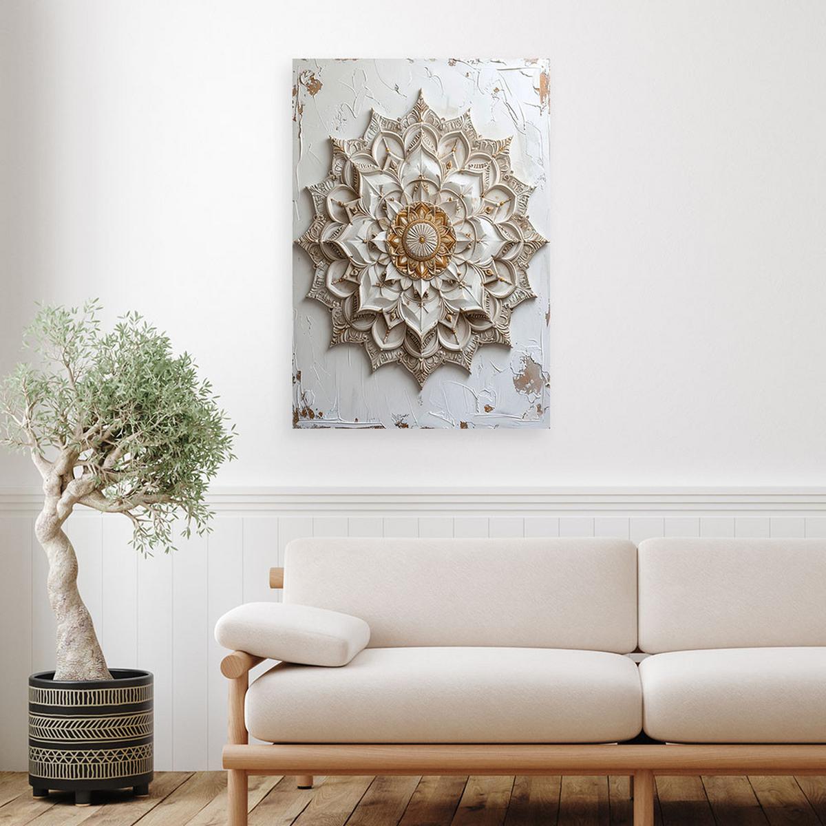LEINWANDBILD Zen und Orientalisch 30x45cm - Beige, Textil (30/45cm) - Feeby