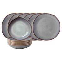 TAFEL-SET Lave Beige 12-tlg. - Beige, Keramik (2/2/2cm) - like.Villeroy & Boch