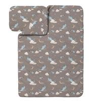 BABY Bambus-Bettwäsche Wale - Braun, Textil (100/135cm) - waldin