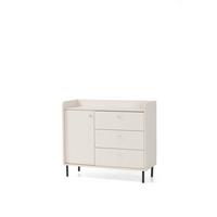 KOMMODE ASTREA 103,5/91/42cm mit 3 Schubladen 1 Türen Beige - Beige, Holzwerkstoff (103.5/91/42cm) - MASSENO