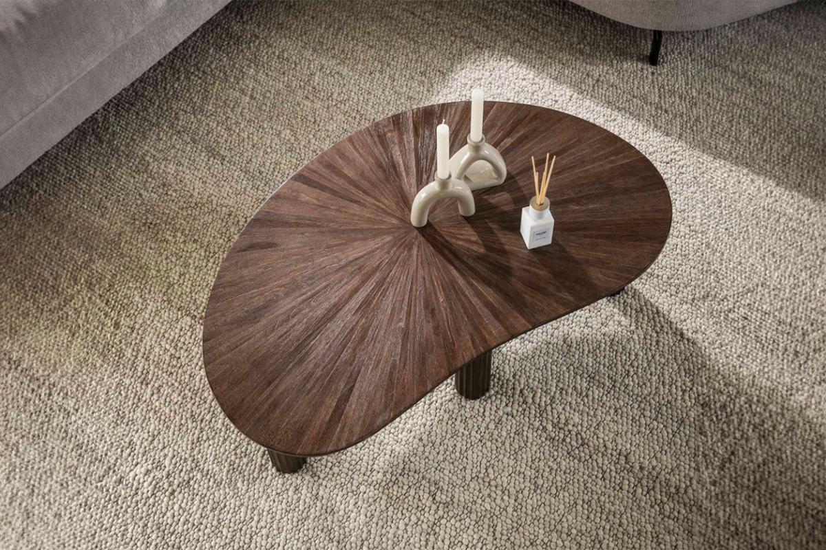 COUCHTISCH INKA Braun Teakholz - Braun, Teakholz/Holz (68/110/36cm) - KAWOLA