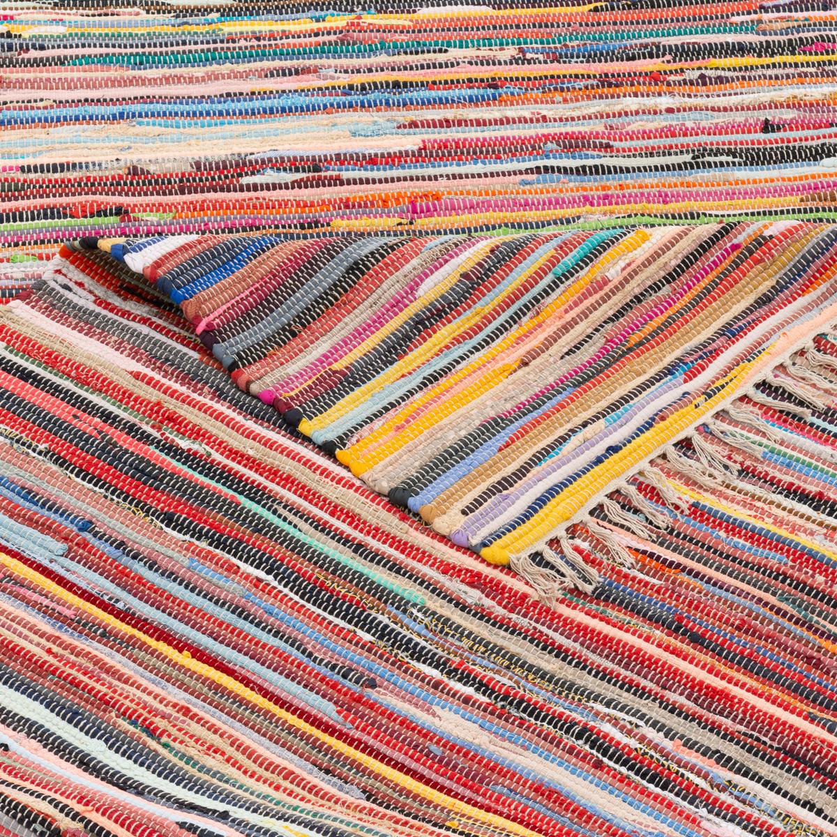 BAUMWOLLE NATUR TEPPICH LÄUFER JOLLY COTTON - Multicolor, Textil (90/160cm) - Pergamon