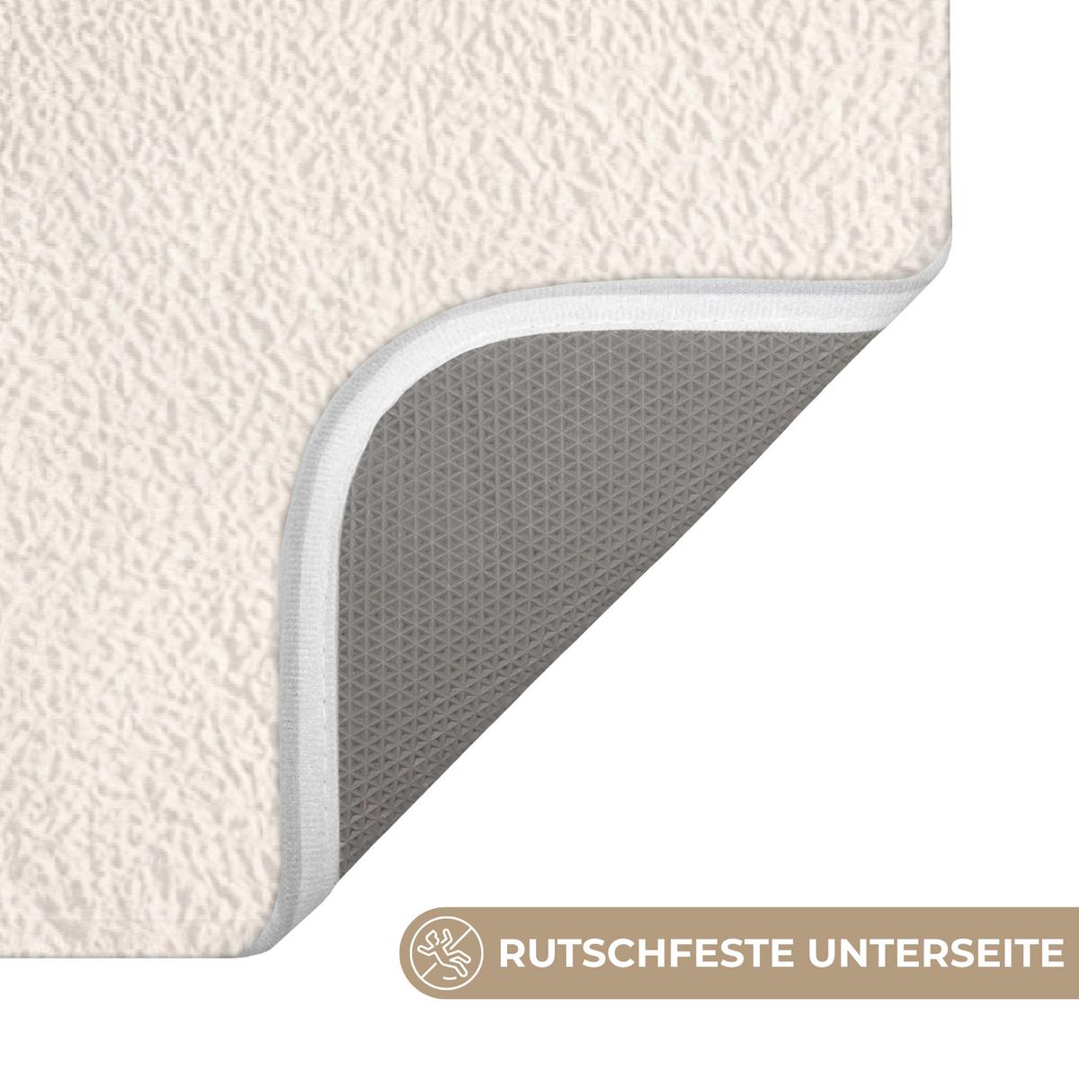 BADEMATTE Strand - Meer - Natur - Sommer 90x60 cm - Türkis, Textil (90/60cm) - OnlyWow