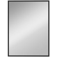 WANDSPIEGEL MDF Glas Schwarz - Schwarz, Glas/Holzwerkstoff (2/101.6/76.2cm) - HOMCOM