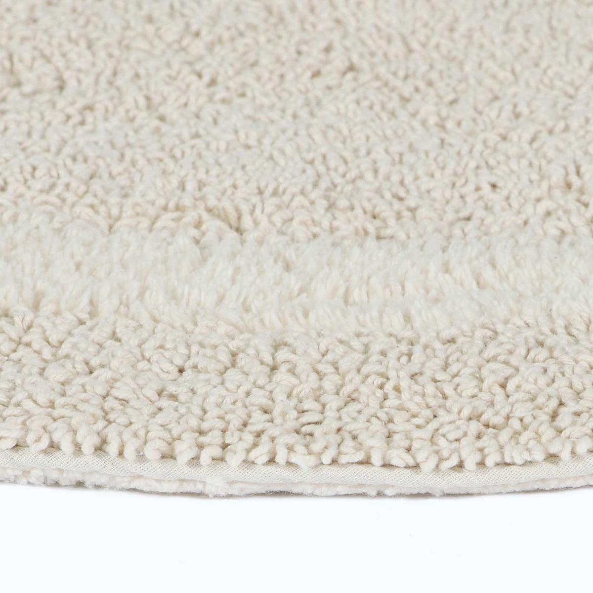 DUSCHVORLEGER 50/50 cm, 100% Baumwolle, wendbar - Creme, Textil (50/50cm) - Homescapes