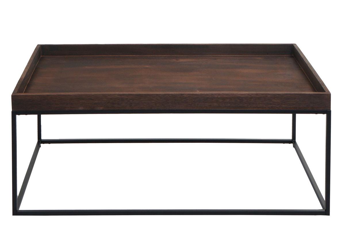 COUCHTISCH rechteckig Dunkelbraun - Dunkelbraun, Holz (60/110/46cm) - MCW