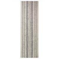 WOLLTEPPICH handgewebt HYTHE, gestreift, Natur, 80 x 300 cm - Beige, Textil (300/80cm) - KADIMA DESIGN