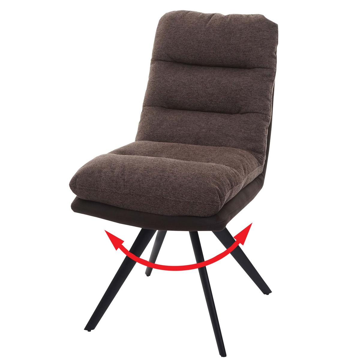 ESSZIMMERSTUHL Braun - Braun, Textil (49/93/68cm) - MCW