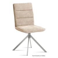 ESSZIMMERSTUHL (6er-Set) Dorota 47x92x60 Edelstahl/Natur - Edelstahlfarben/Naturfarben, Kunststoff (60/92/47cm) - 58aufmkessel