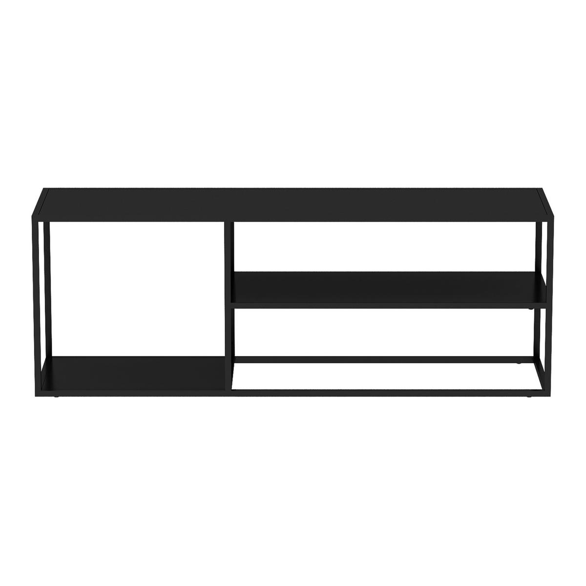 COUCHTISCH Solund 120/50/50 cm - Schwarz, Metall (50/120/50cm) - [en.casa]