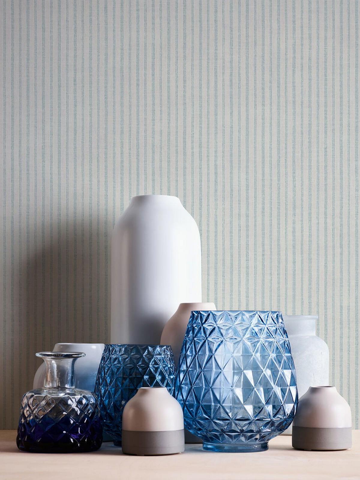 VLIESTAPETE Beige 53/1005 cm - Blau, Kunststoff/Textil (53/1cm) - KUNSTLOFT