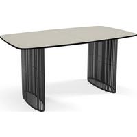 ESSTISCH Cavaro rechteckig oval ausziehbar, Beige Cashmere 160-236/90/76 cm - Kaschmir/Beige, Holzwerkstoff/Metall (90/236/76cm) - WFL GROUP