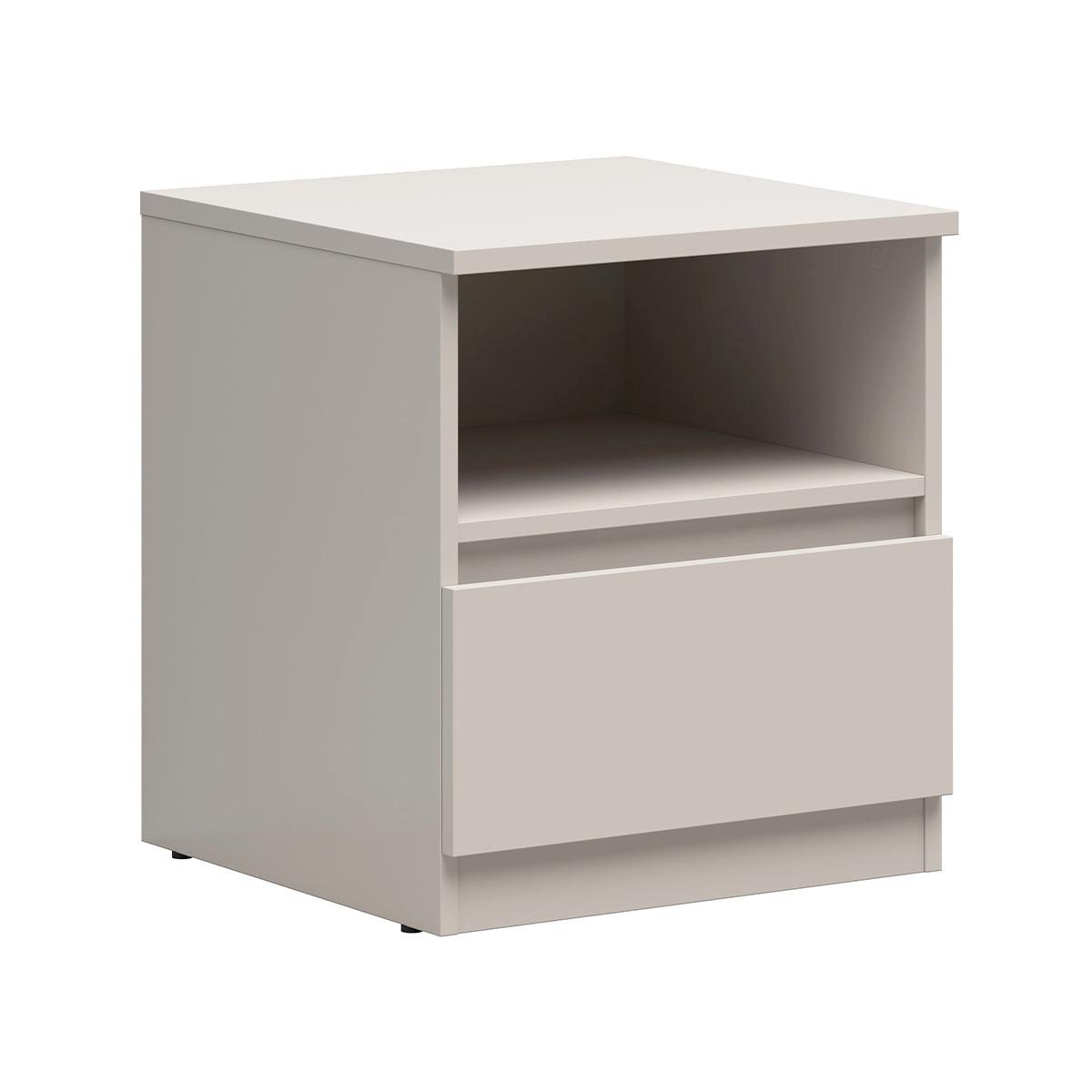 NACHTTISCH Edwin Kaschmir - Beige, Holzwerkstoff (45/50.5/45cm) - Petits-meubles