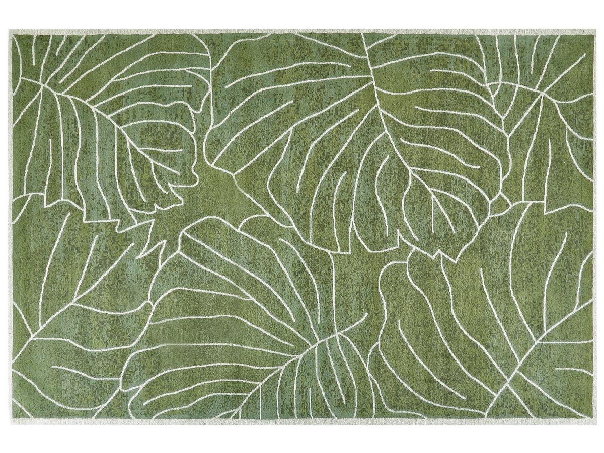 KURZFLOR-TEPPICH Sarmin 300/200 cm - Grün, Textil (200/300cm) - Beliani