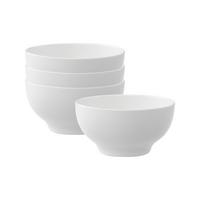 FRENCH-BOLS New Cottage Basic weiß 15 x 13 cm 4er Set - Weiß, Keramik (1cm) - Villeroy & Boch