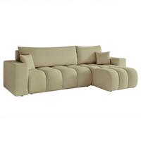 ECKSOFA Anabel Mit Schlaffunktion - Grün, Holzwerkstoff/Textil (145/248cm) - Fun Möbel