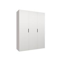 DREHTÜRENSCHRANK Malaga 150 - Weiß, Holzwerkstoff (150/202/52cm) - MIRJAN24