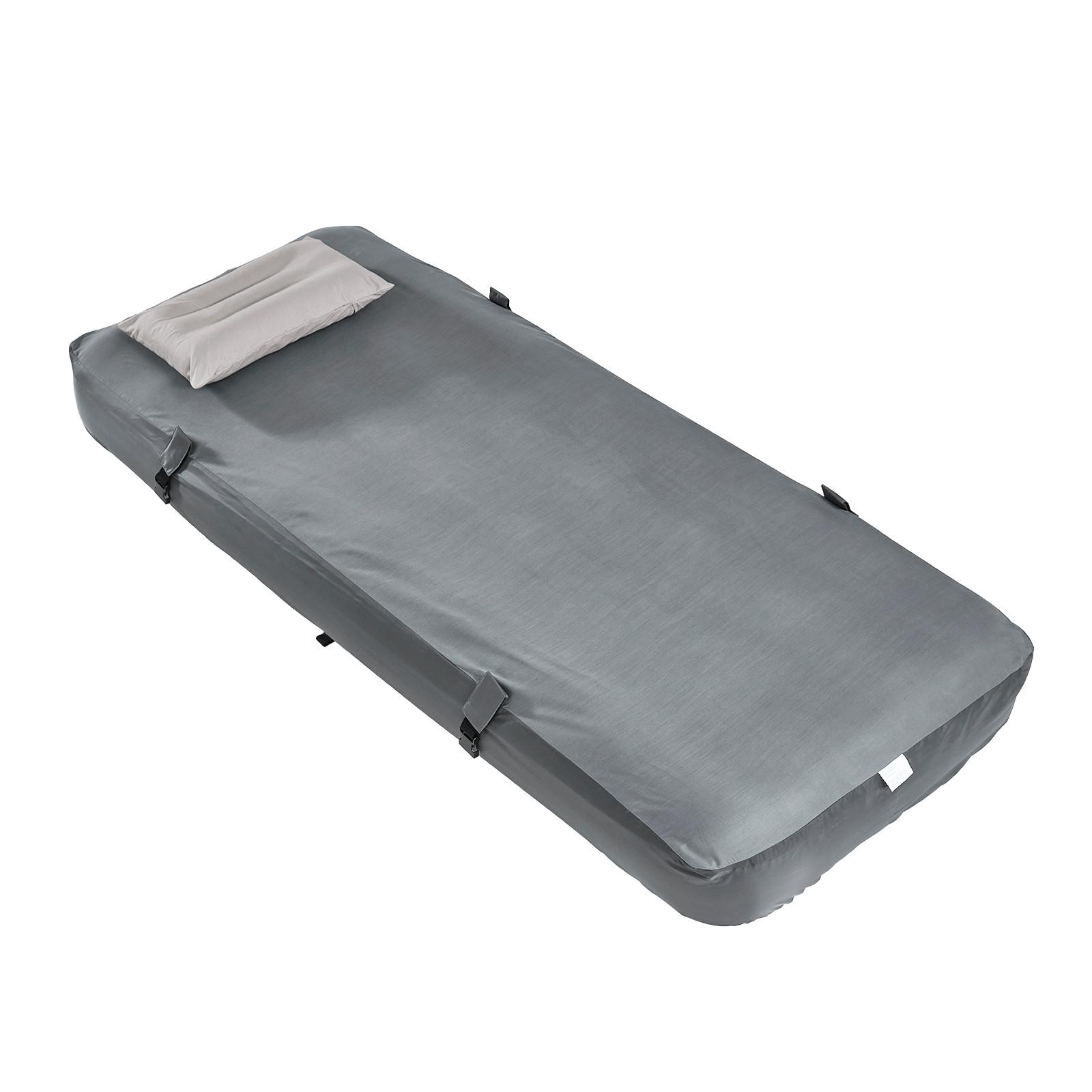 LUFTBETT mit integrierter Kopfstütze OGS32-II-HG-P01 - Ahornfarben, Fell (76/191cm) - SoBuy