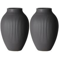 VASEN Alsta Grau 27,5 cm 2er Set - Grau, Keramik (27.5cm) - Ritzenhoff Breker