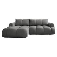 ECKSOFA Mitto, Seite: Links - Schwarz/Grau, Holz/Kunststoff (270/173cm) - MIRJAN24