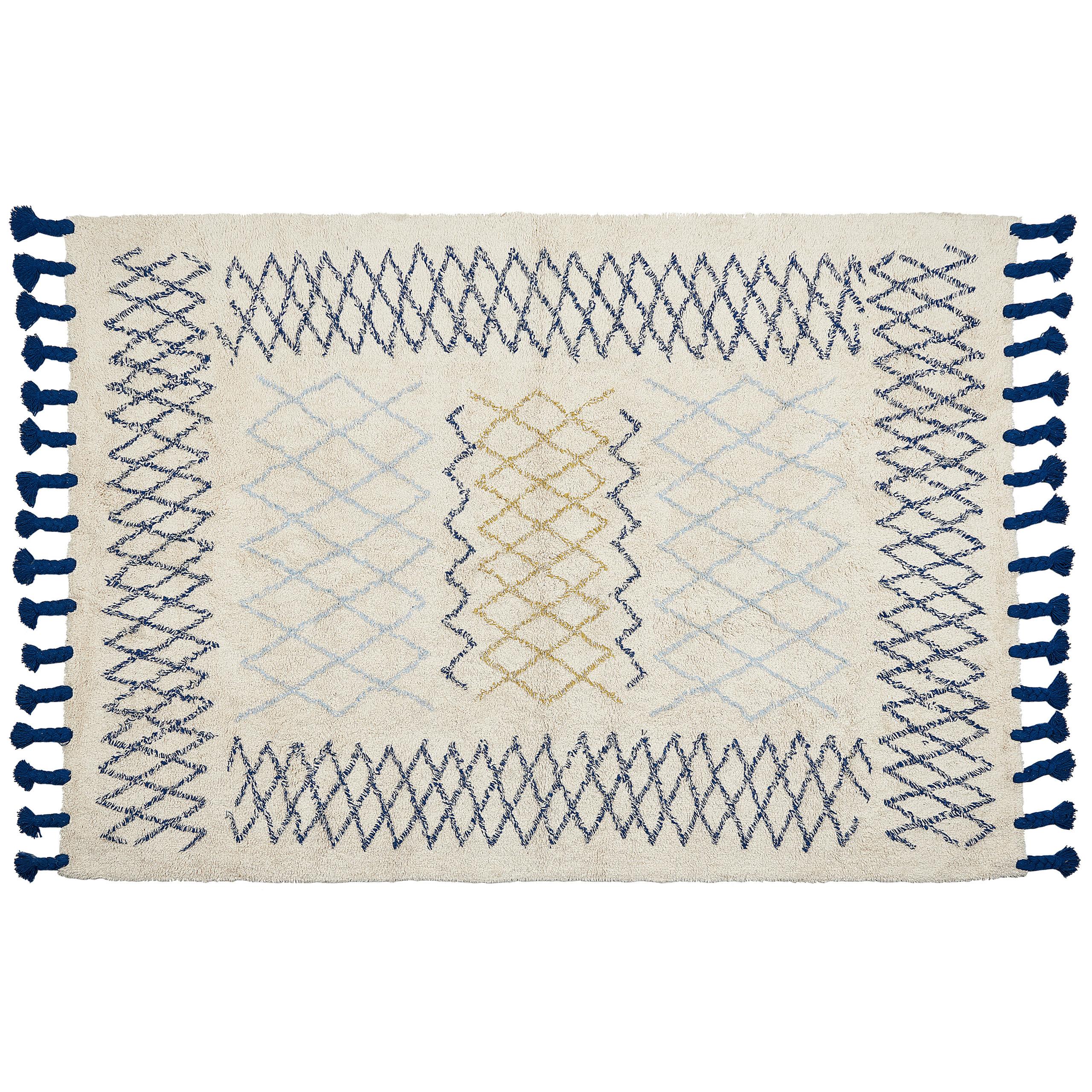 KURZFLOR-TEPPICH Erzincan 230/160 cm - Beige, Textil (160/230cm) - Beliani